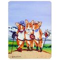 Skilledpower 8 x 9.5 in. Cowboy Corgi Mouse Pad; Hot Pad or Trivet SK233488